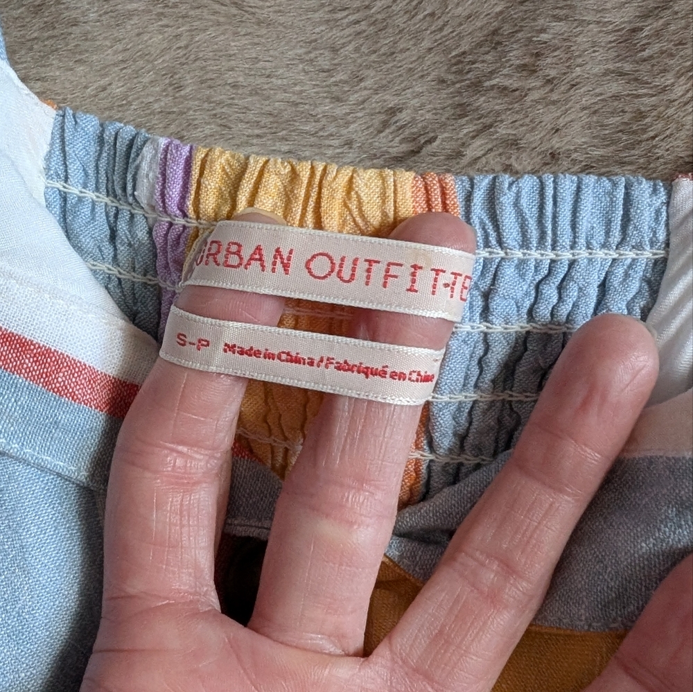 ✨ Urban Outfitters Amber Button-Down Linen Midi Dress - Picture 5 of 9